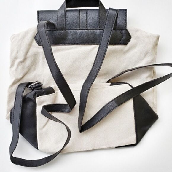?nwt Deux Lux Demi backpack black white main image 5